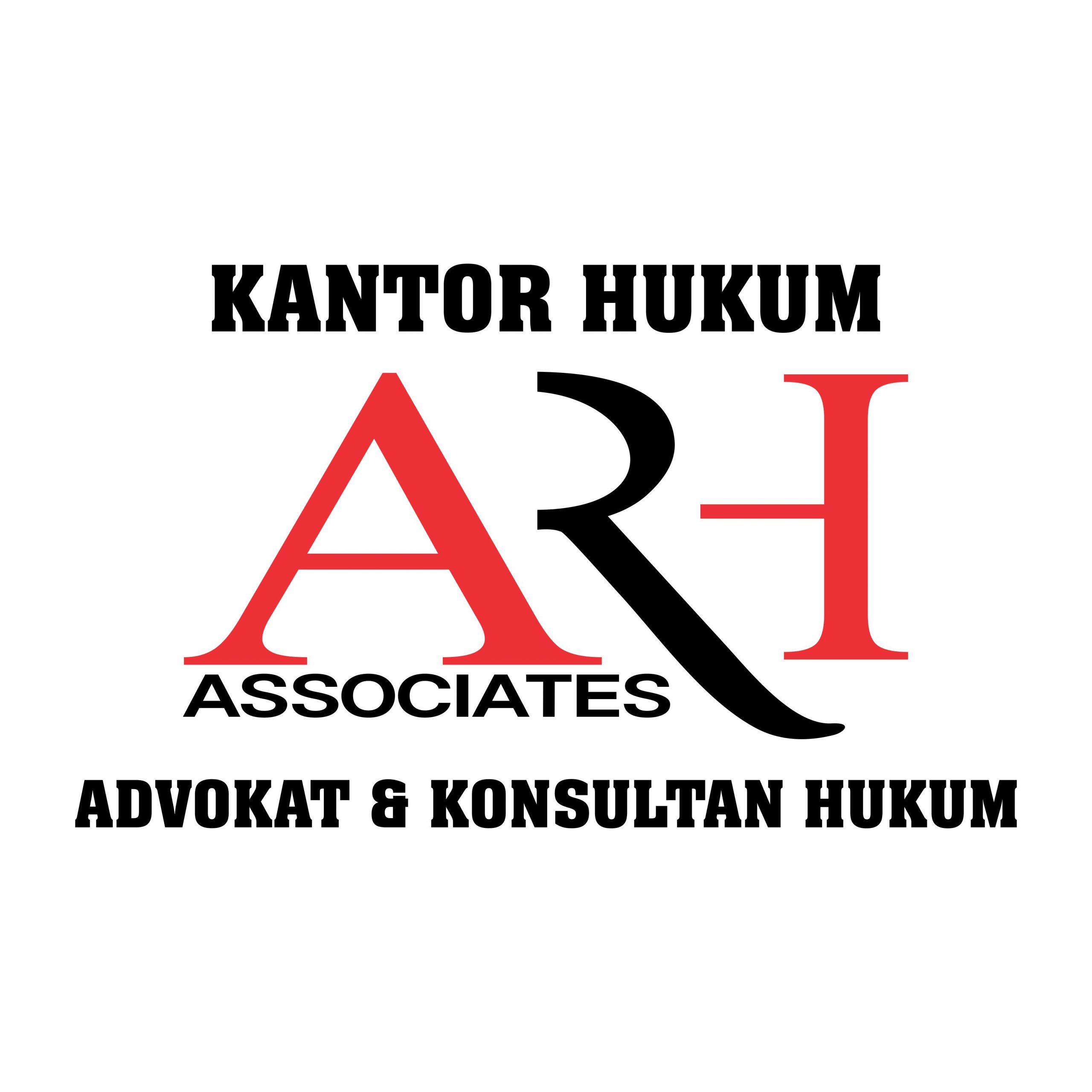Kantor Hukum ARH Associates Logo Advokat & Konsultan Hukum Vector