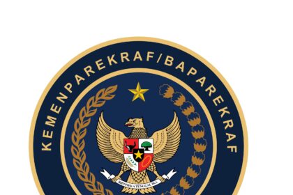 Kemenparekraf atau Baparekraf Republik Indonesia Logo Kementerian Pariwisata dan Ekonomi Kreatif atau Badan Pariwisata dan Ekonomi Kreatif Vector