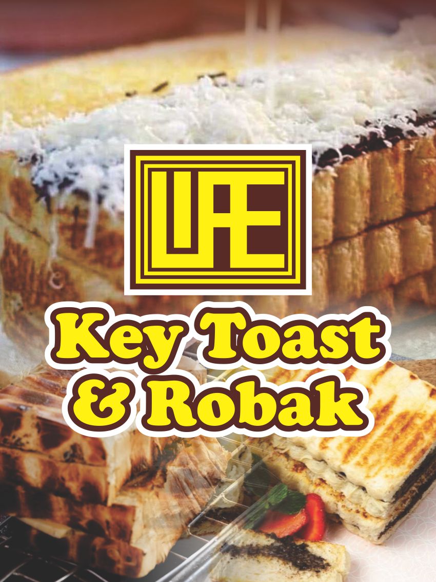 Key Toast & Robak Roti Bakar Logo Vector