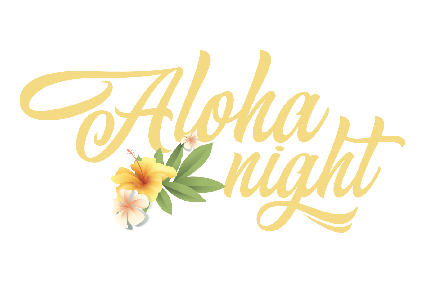 MSC Aloha Night Party Backdrop Vector