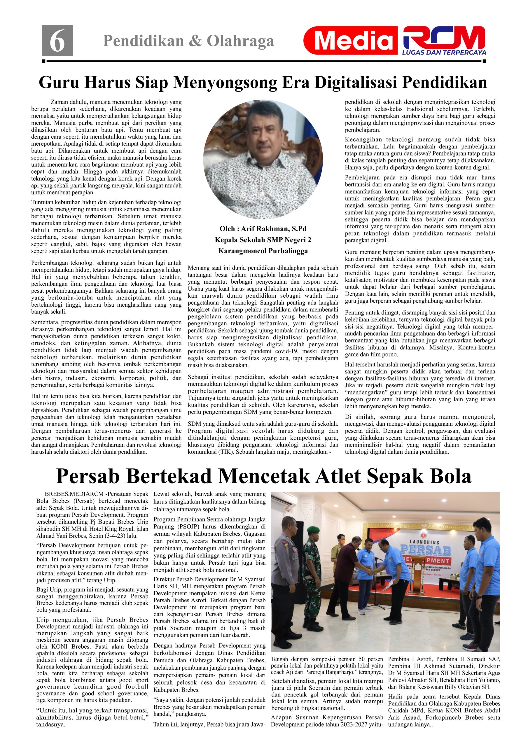 Media RCM E-Paper Edisi II April 2023 Vector Design