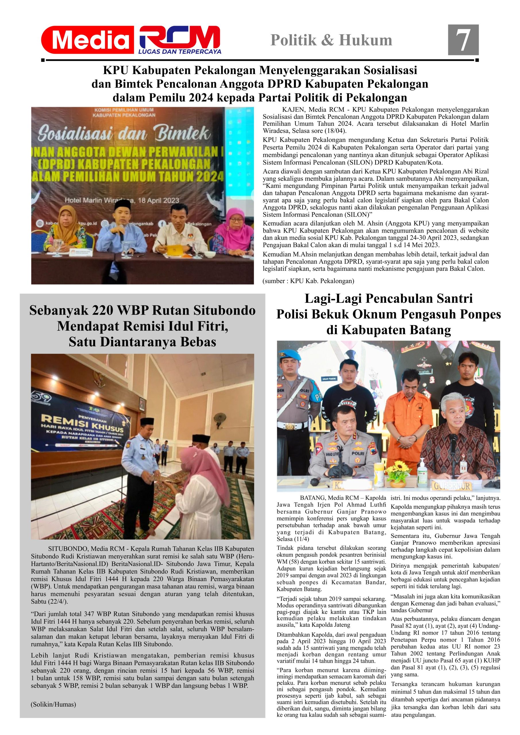 Media RCM E-Paper Edisi II April 2023 Vector Design