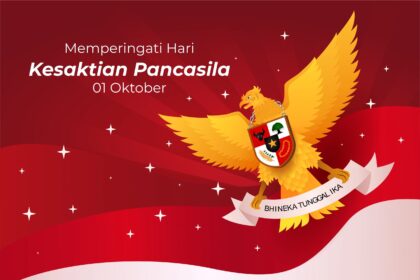 Memperingati Hari Kesaktian Pancasila 1 Oktober Vector