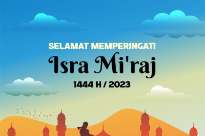 Memperingati Isra Mi'raj 2023 Vector Design