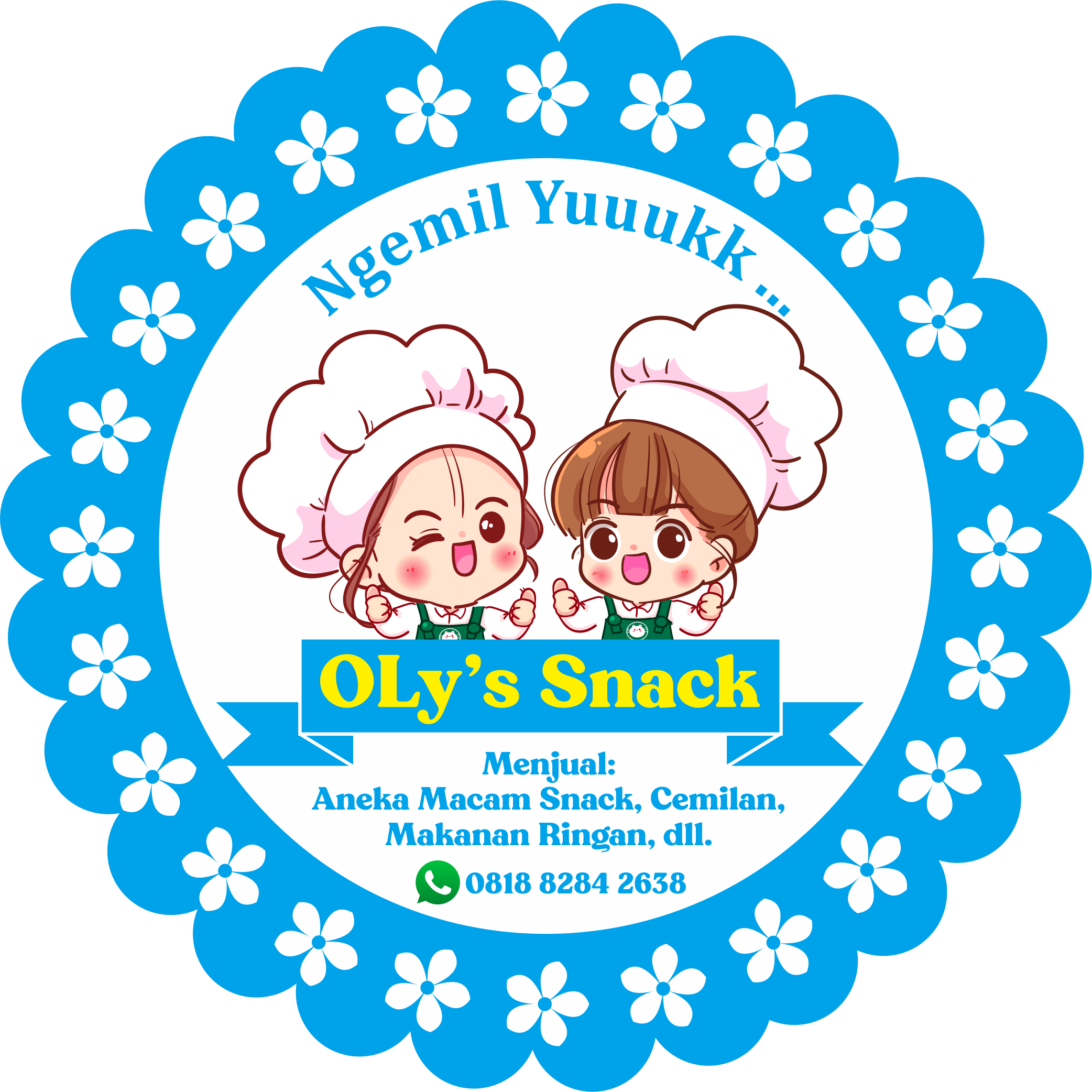 Oly's Snack Logo Vector