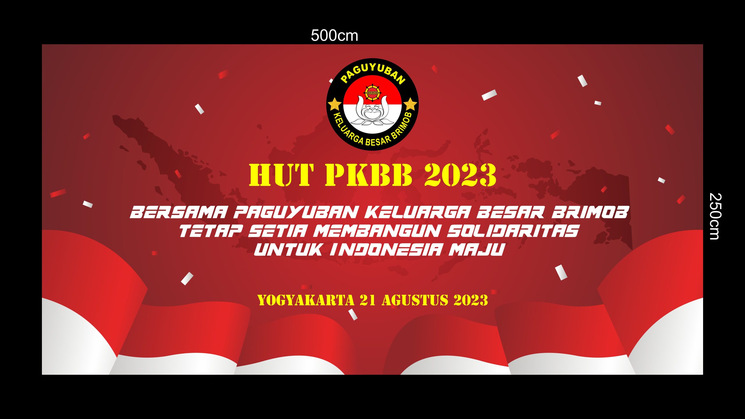 PKBB Paguyuban Keluarga Besar Brimob Backdrop Desain Vector - Desain Grafis, Logo, Vector, Template, Background. PKBB Paguyuban Keluarga Besar Brimob Backdrop Desain Vector