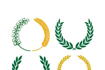 Padi Kapas Logo Vector