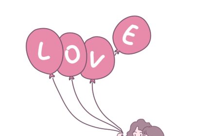 Pasangan yang Menunjukkan Cinta Vector