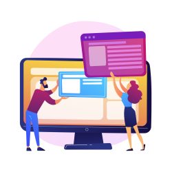 Perencanaan Pengembangan Antarmuka Website Vector