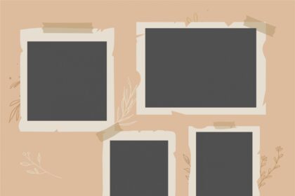 Photo Collage Vintage Vector