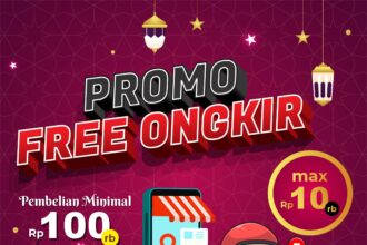 Promo Free Ongkir Tema Ramadhan Feed Instagram Vector