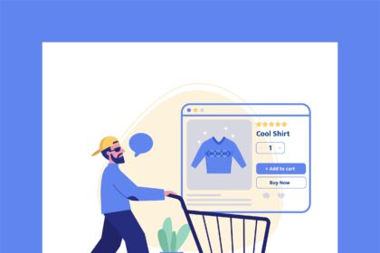 Shopping Center Design Vector