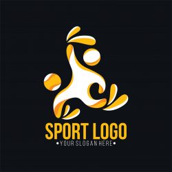 Sport Logo Abstract Shape Vector