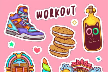 Sticker Barong Doodle Coloring Vector