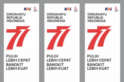 T BANNER atau Rontek PT KAI HUTRI Pulih Lebih Cepat Bangkit Lebih Kuat Vector