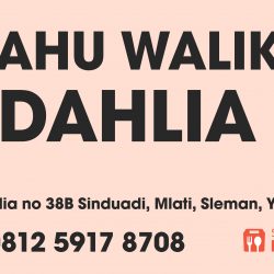 Tahu Walik Dahlia Banner Vector CorelDraw