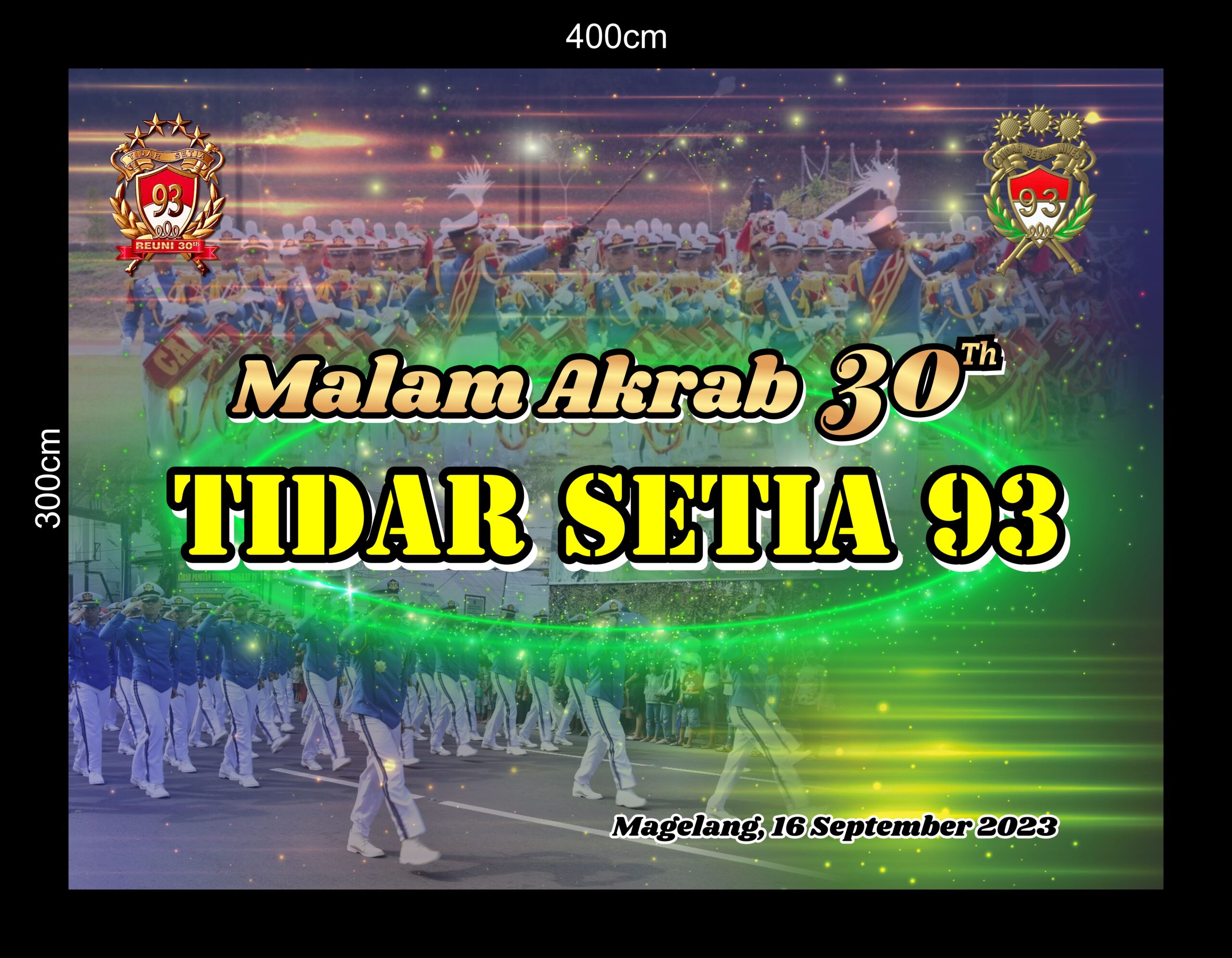 Tidar Setia 93 Photobooth Backdrop Desain - Desain Grafis, Logo, Vector, Template, Background. Tidar Setia 93 Photobooth Backdrop Desain