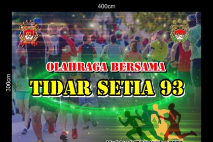 Tidar Setia 93 Photobooth Backdrop Desain