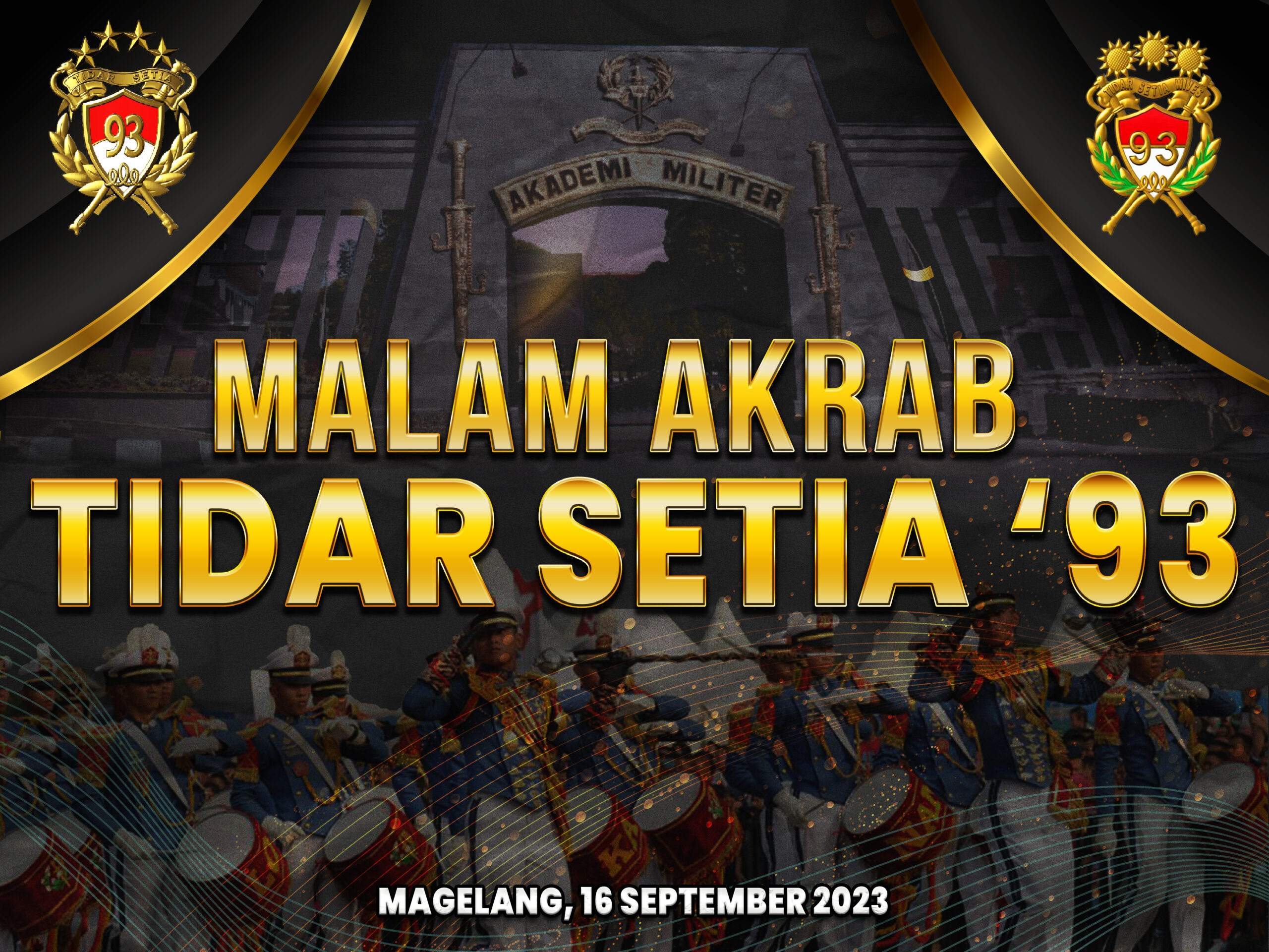 Tidar Setia 93 Photobooth Backdrop Desain - Desain Grafis, Logo, Vector, Template, Background. Tidar Setia 93 Photobooth Backdrop Desain