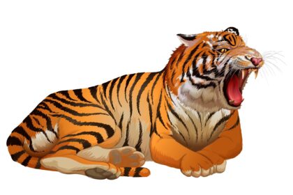 Tiger Illustrator Vector CorelDraw