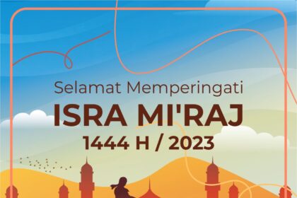 Ucapan ISRA MI'RAJ 2023 Feed Instagram Vector