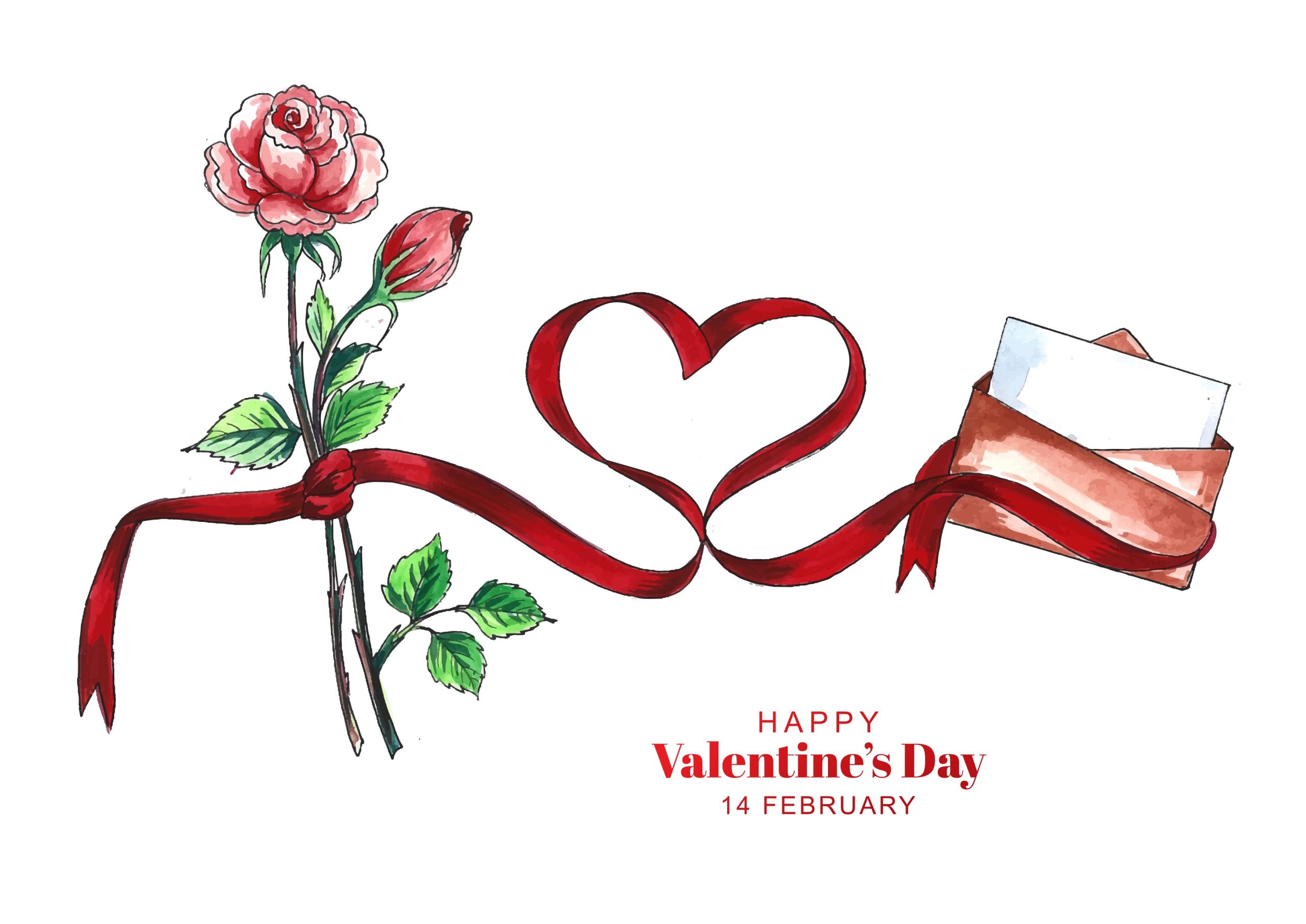 Valentines Day Beautiful Vector
