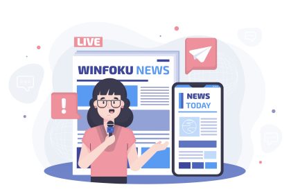 Winfoku News Desain Vector