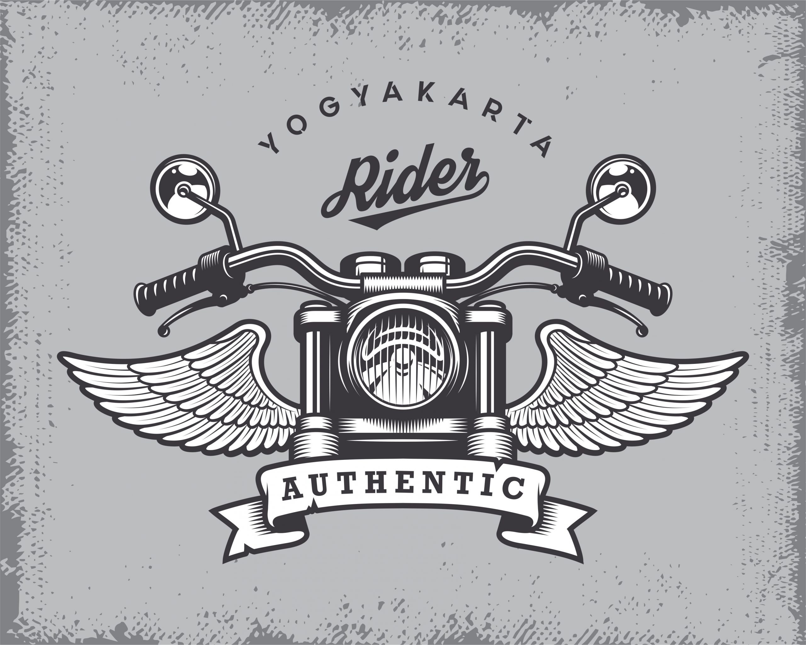 Yogyakarta Rider Authentic Logo Vector