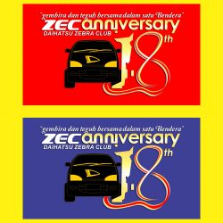 Zec Anniversary 18 Stiker Vector