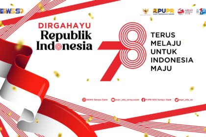 BBWS Serayu Opak Jogja Photobooth HUT RI 78 Vector